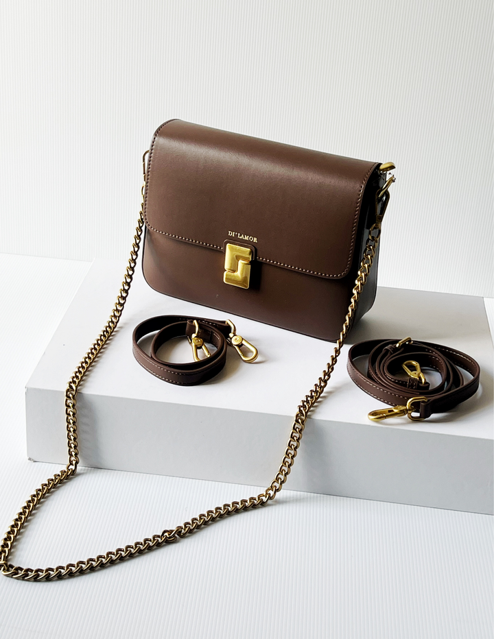 Versa Chocolate brown bag