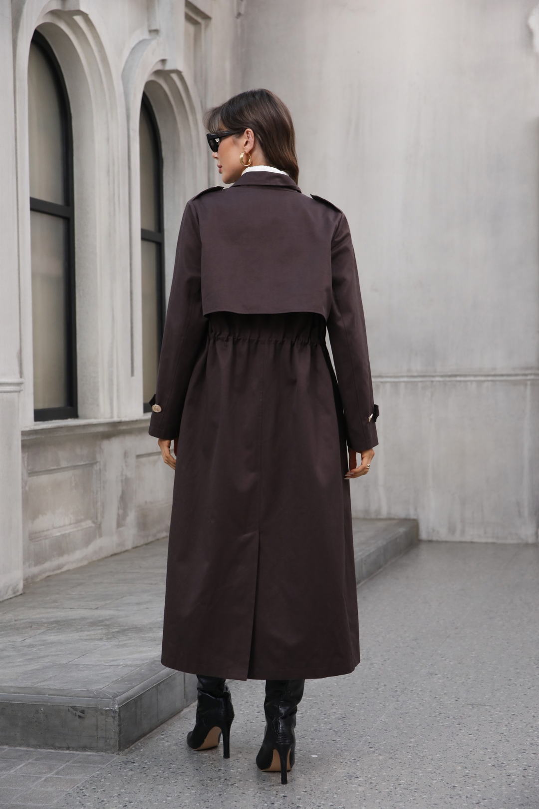 Signature Trench in Noire Cacao