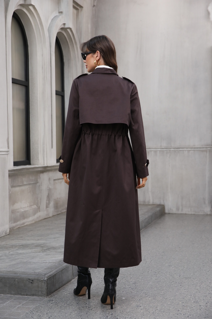 Signature Trench in Noire Cacao