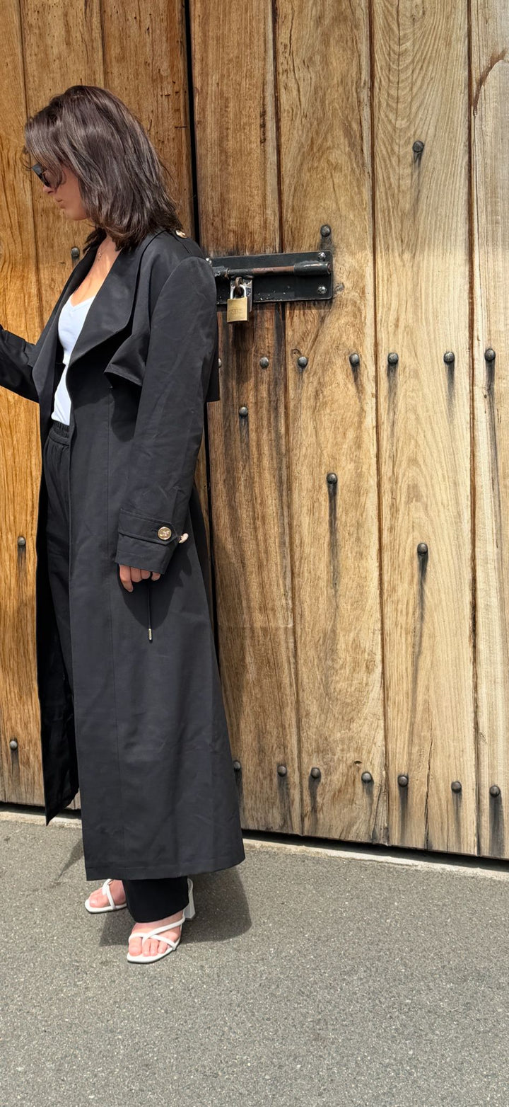Signature Trench in Classic Black